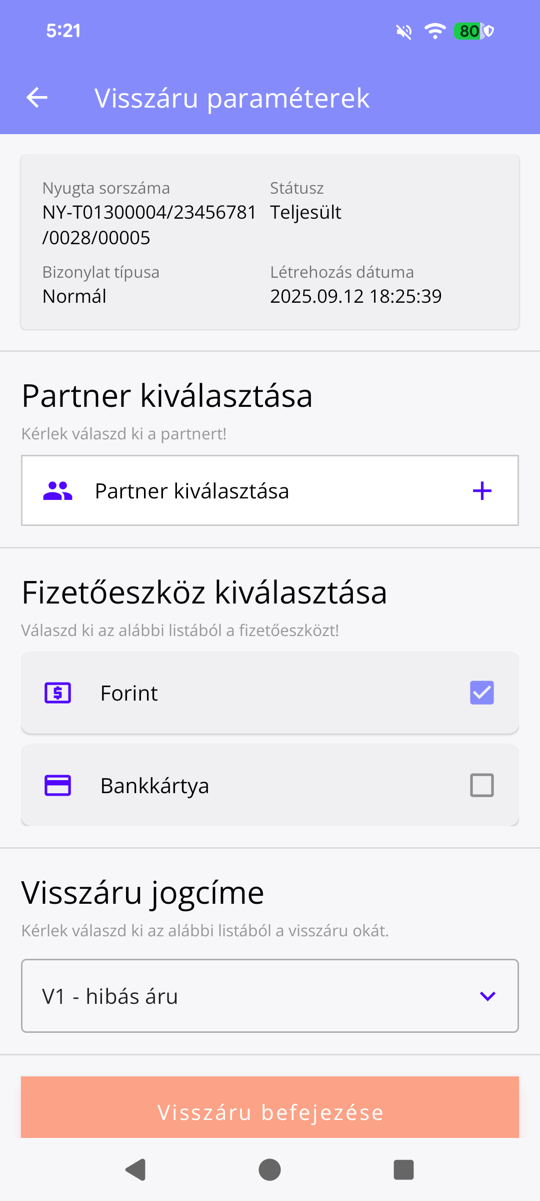 39. ábra
Visszáru