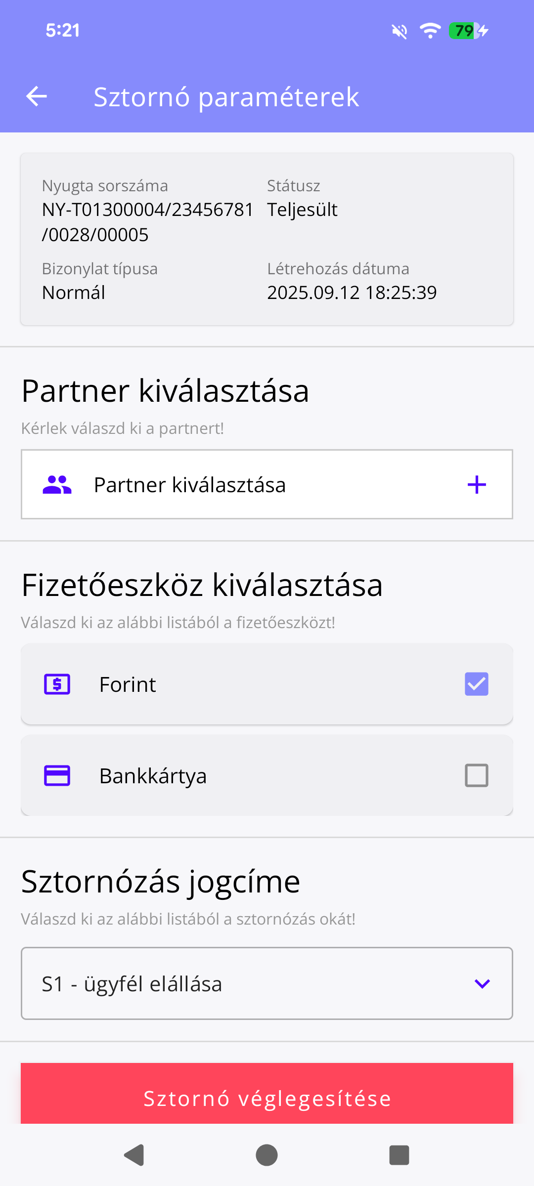40. ábra
Sztornó